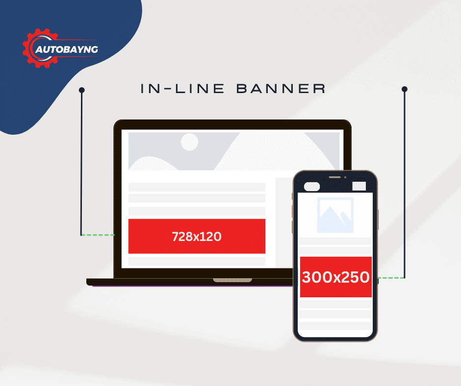 middle banner size for advertisement