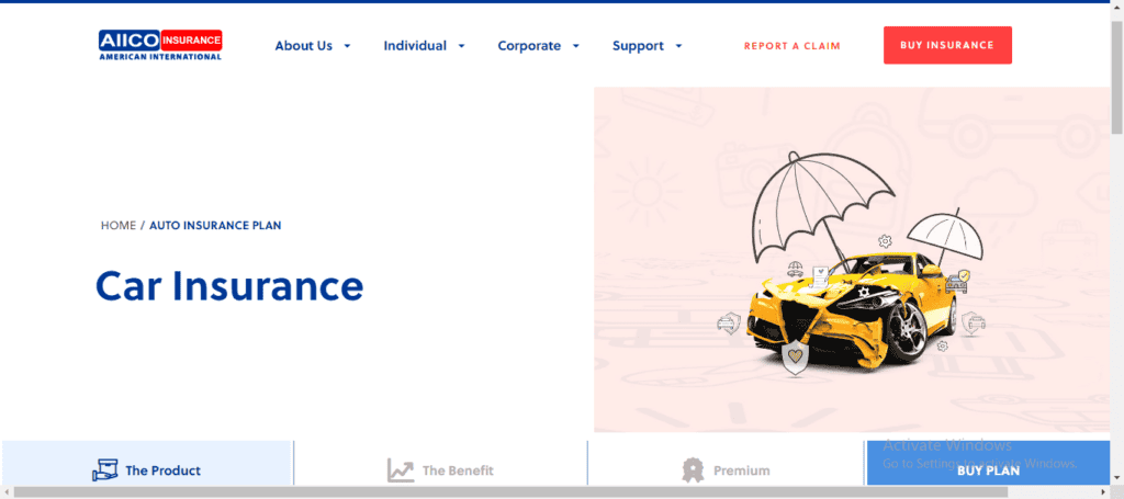 Protect Your Ride: A look at Nigeria's Top Vehicle Insurance Providers An image of Car Insurance product of AIICO Insurance plc