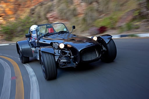 Birkin S3 180 on the turning at highspeed on the runway