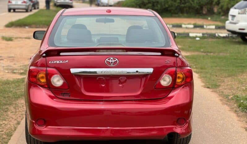 
2009 TOYOTA COROLLA S FEW MONTHS USED full									