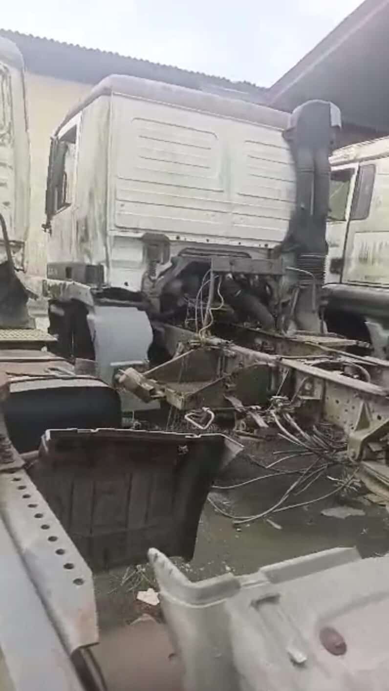 
2008 MAN DIESEL SCRAP TRUCK full									