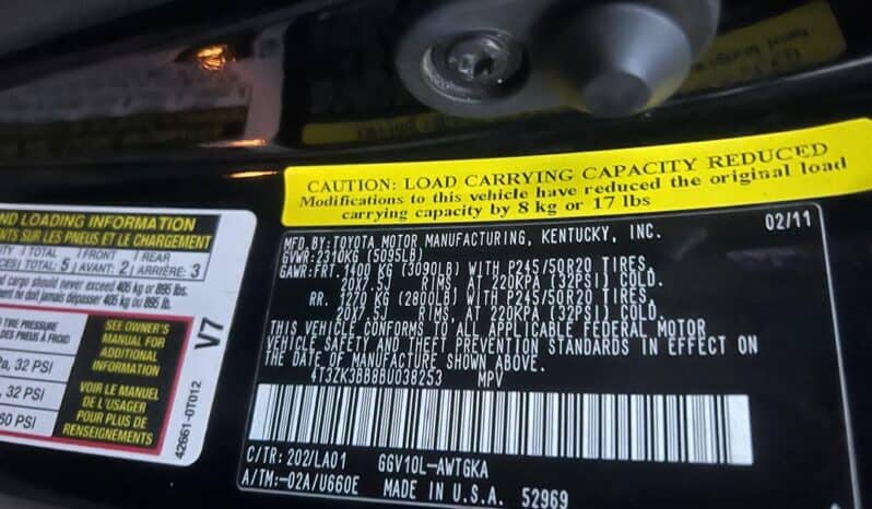 
2011 Toyota Venza (Accident Free) full									