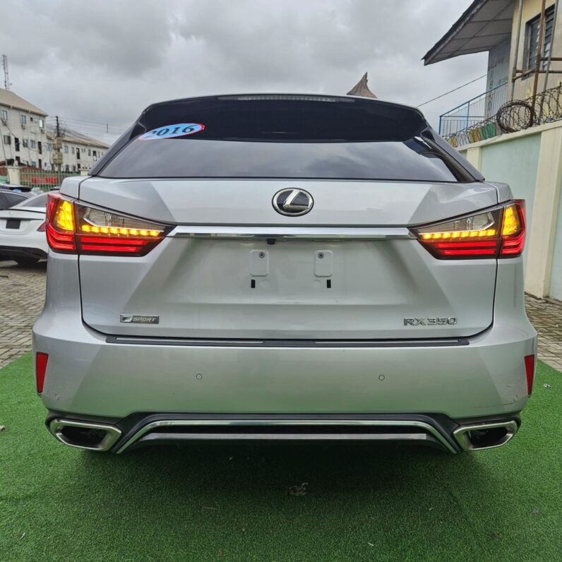 
2016 LEXUS RX 350 F-SPORT full									