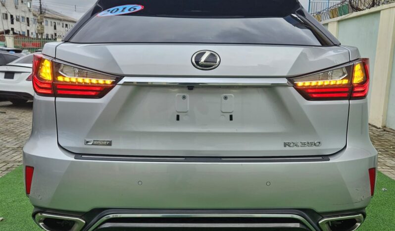 
2016 LEXUS RX 350 F-SPORT full									