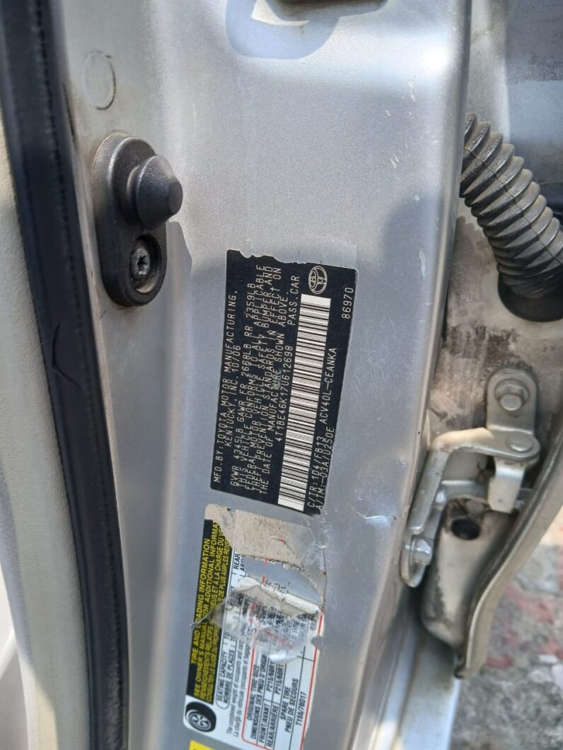 
2007 TOYOTA CAMRY full									