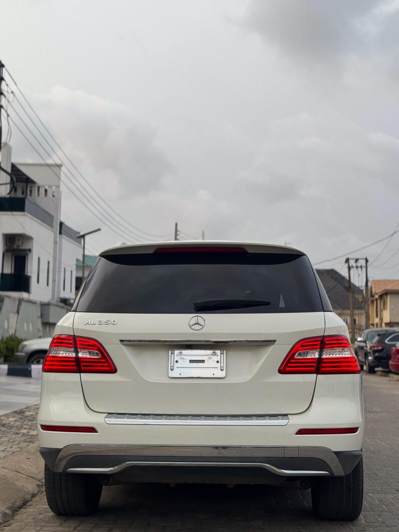 
2013 Mercedes Benz ML350 Full Option full									