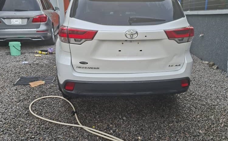 
								Foreign Used 2017 Toyota Highlander LE AWD Accident Free full									